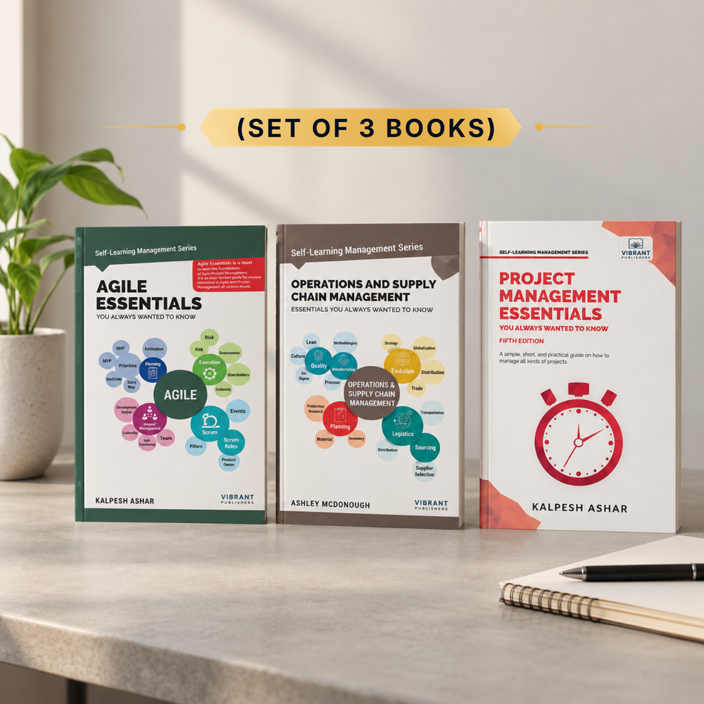 Agile, Project Management & Operations Essentials Combo: Scrum, Planning, Execution, Supply Chain & Templates (Set of 3 Books)
