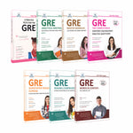 GRE SELF STUDY - 6 Practice Tests + Analytical Writing: Book 1 + Master Wordlist: 1535 Words + Quantitative Reasoning + Reading Comprehension + Text Completion + Complete List - Test Prep Series