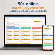 1500 VOCABULARY FLASH CARDS + ONLINE for GRE GMAT SAT CAT – HIGH QUALITY Vocabulary FLASH CARDS + 50 Online Exercises