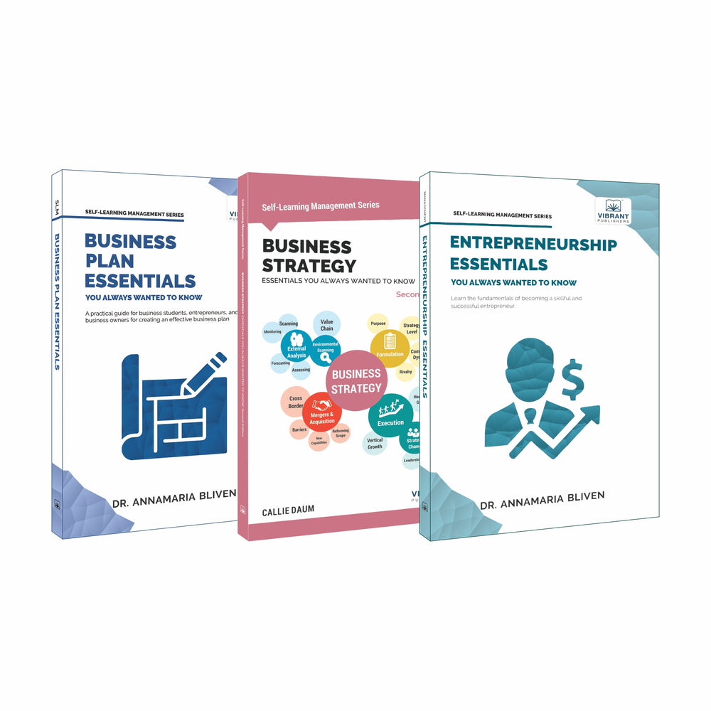 Entrepreneurship & Strategy Essentials: Build Your Business with Winning Plans, Strategic Thinking & Market Insight | Combo for Startups, Founders & Business Leaders (Set of 3 Books)