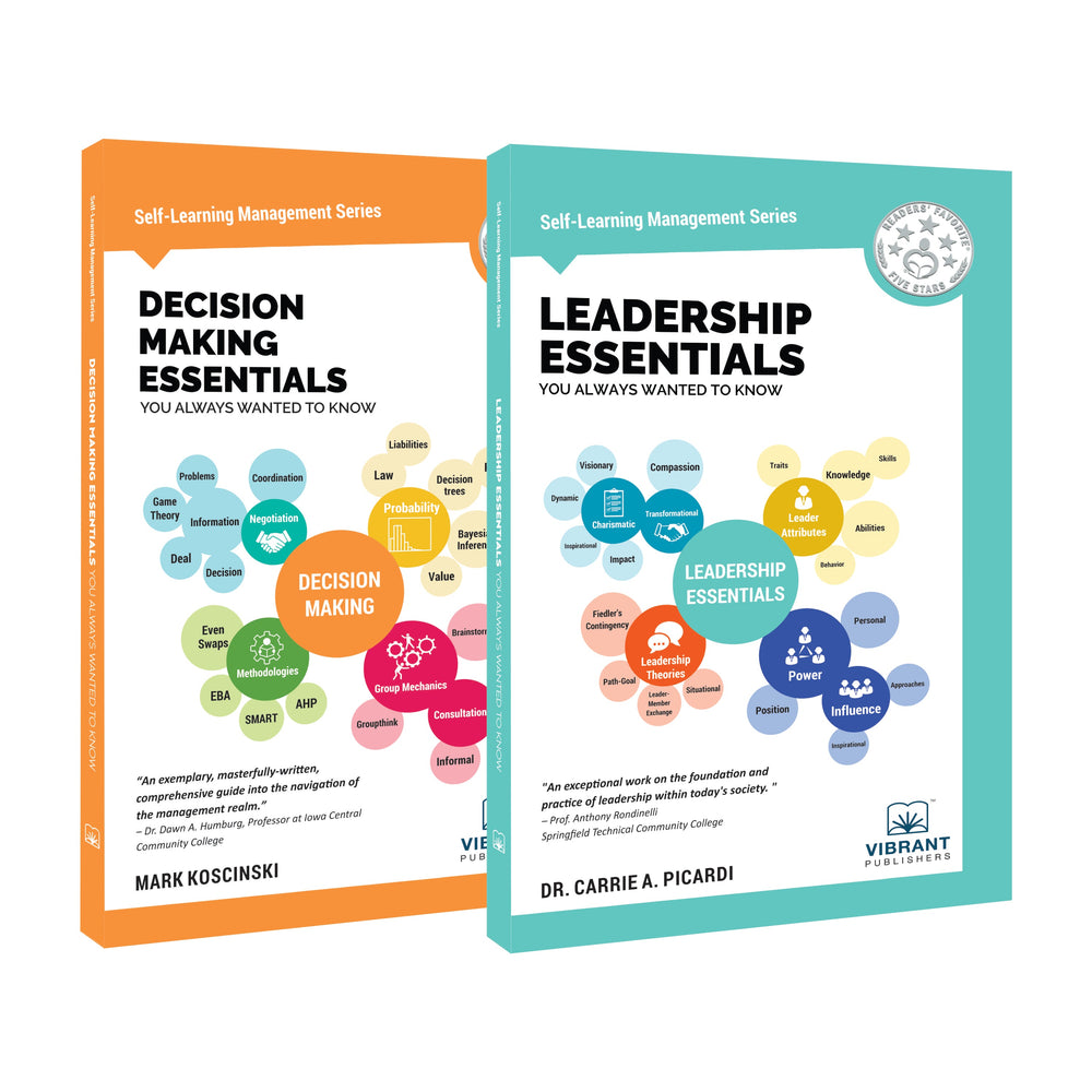 Decision Making & Leadership Essentials Combo: Heuristics, Probability, Game Theory, Ethics & High-Performance Teams (Set of 2 Books)