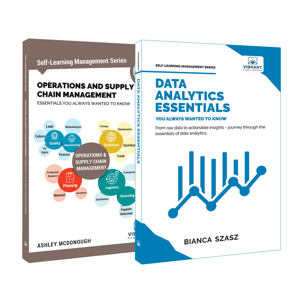 Disrupt the Market with the Ultimate Combo- Operations and Supply Chain Management Essentials and Data Analytics Essentials (Set of 2 Books)
