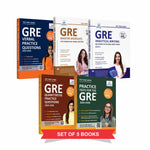 GRE COMPLETE COURSE - 6 Practice Tests + Analytical Writing : Book 2 + Master Wordlist : 1535 Words + Quantitative Reasoning Supreme + Verbal Reasoning Supreme - Test Prep Series