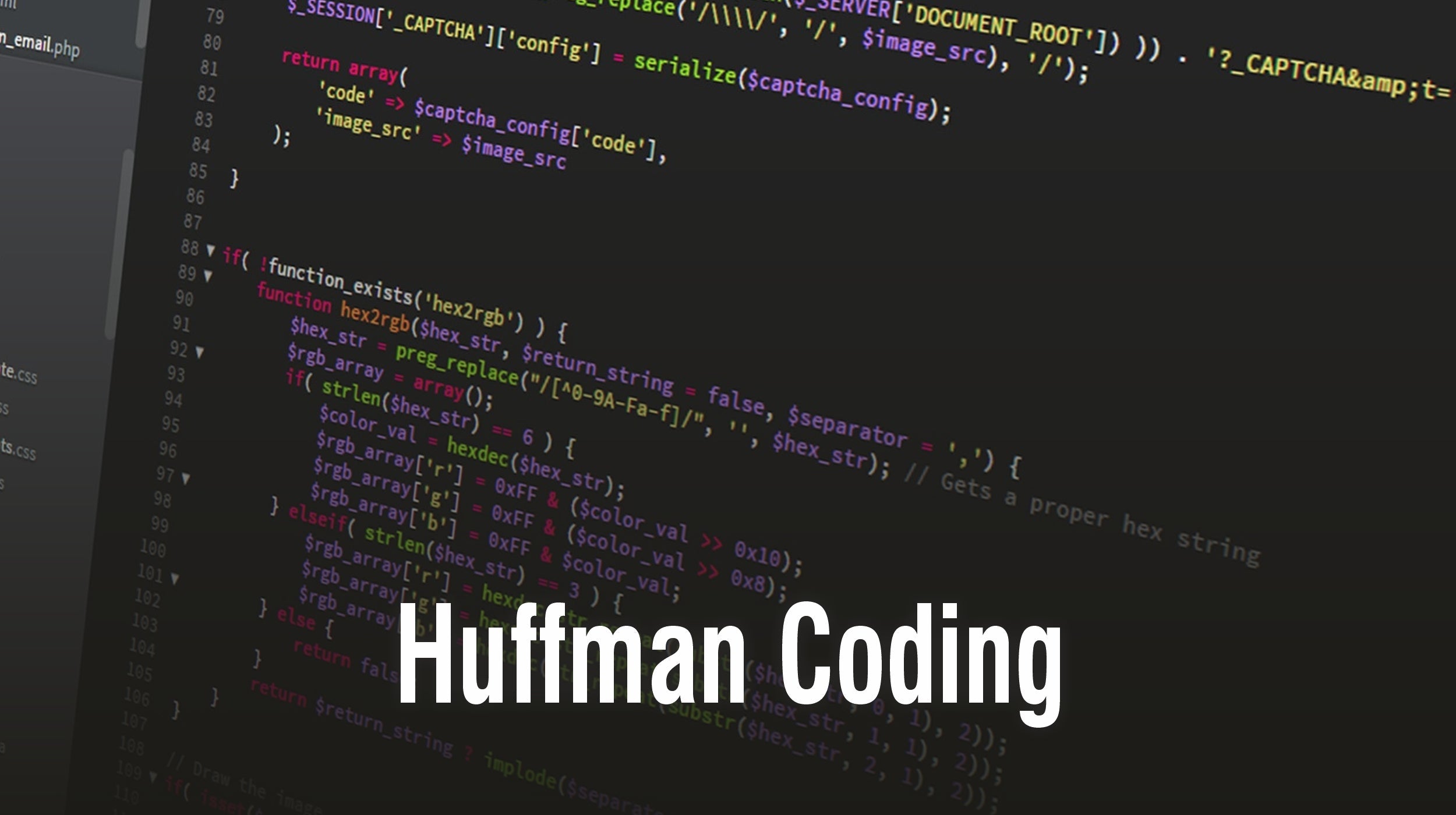 Huffman Coding