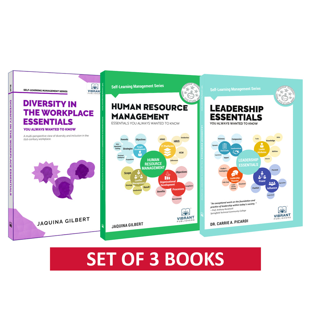 People Management Essentials for HR Professionals, Managers, and Students (Set of 3 Books)