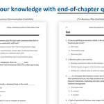 Master Business Communication and Draft Effective Business Plans