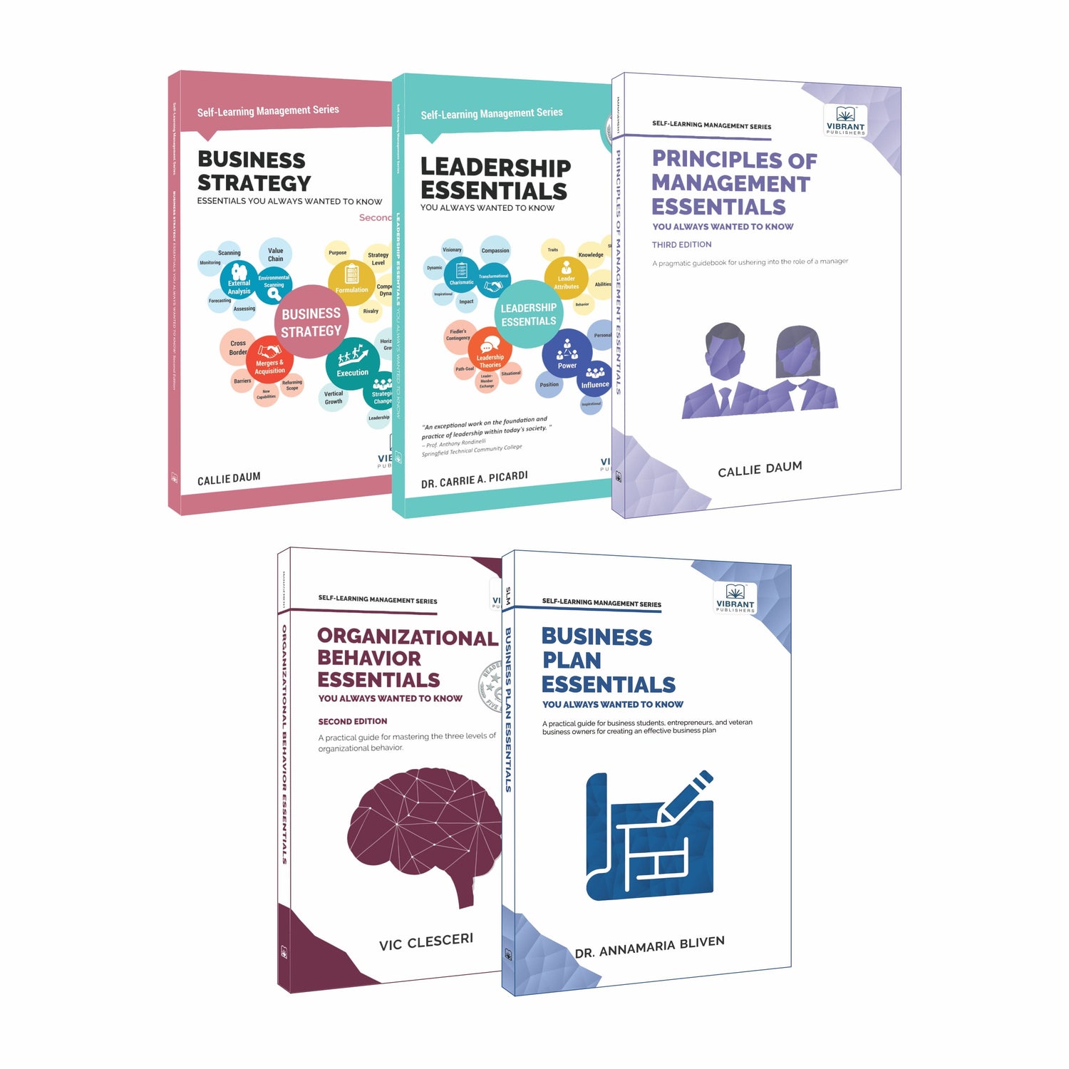 Management Essentials for Business Leaders and Professionals - Includes books for planning, managing and leading a business successfully