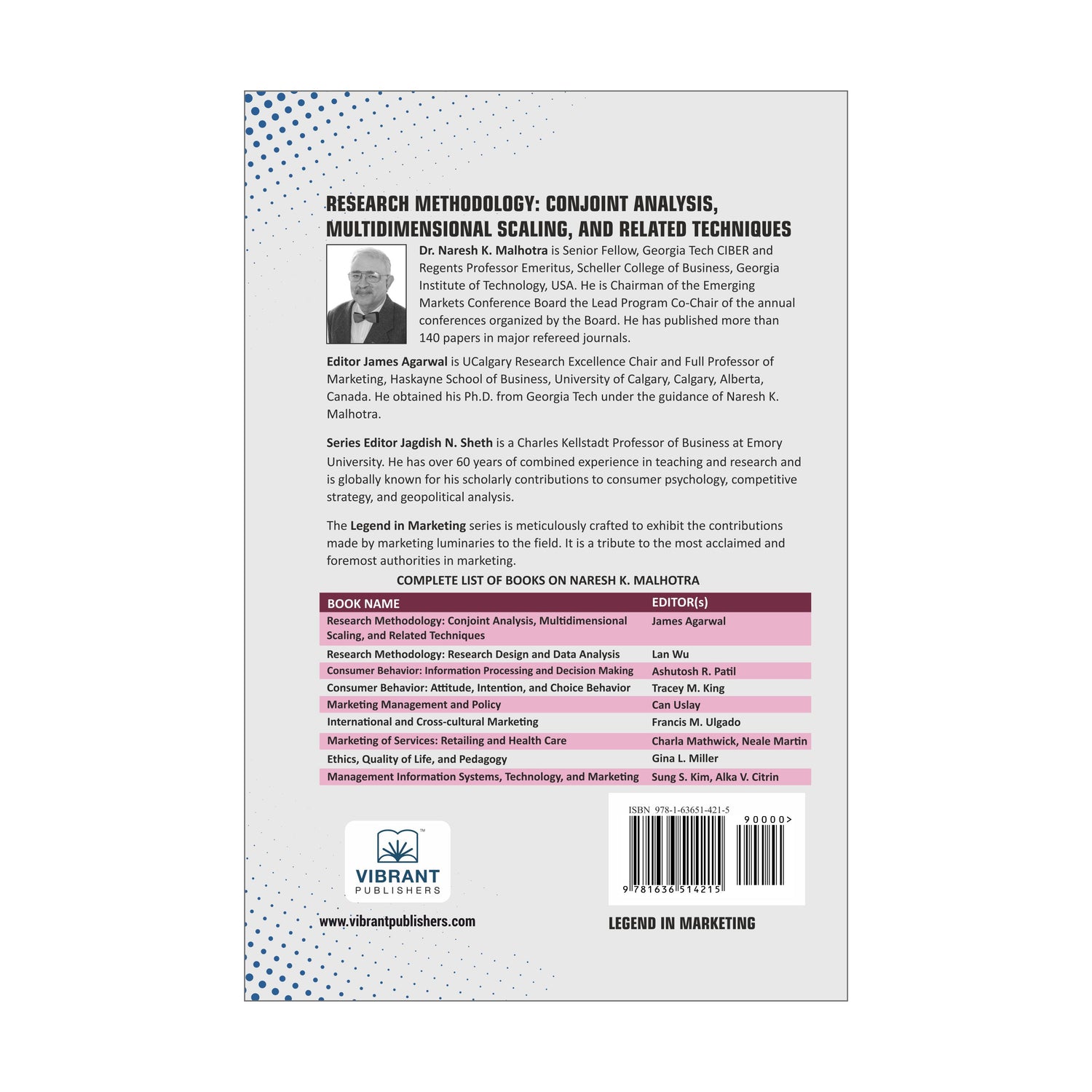 Research Methodology: Conjoint Analysis, Multidimensional Scaling, and Related Techniques