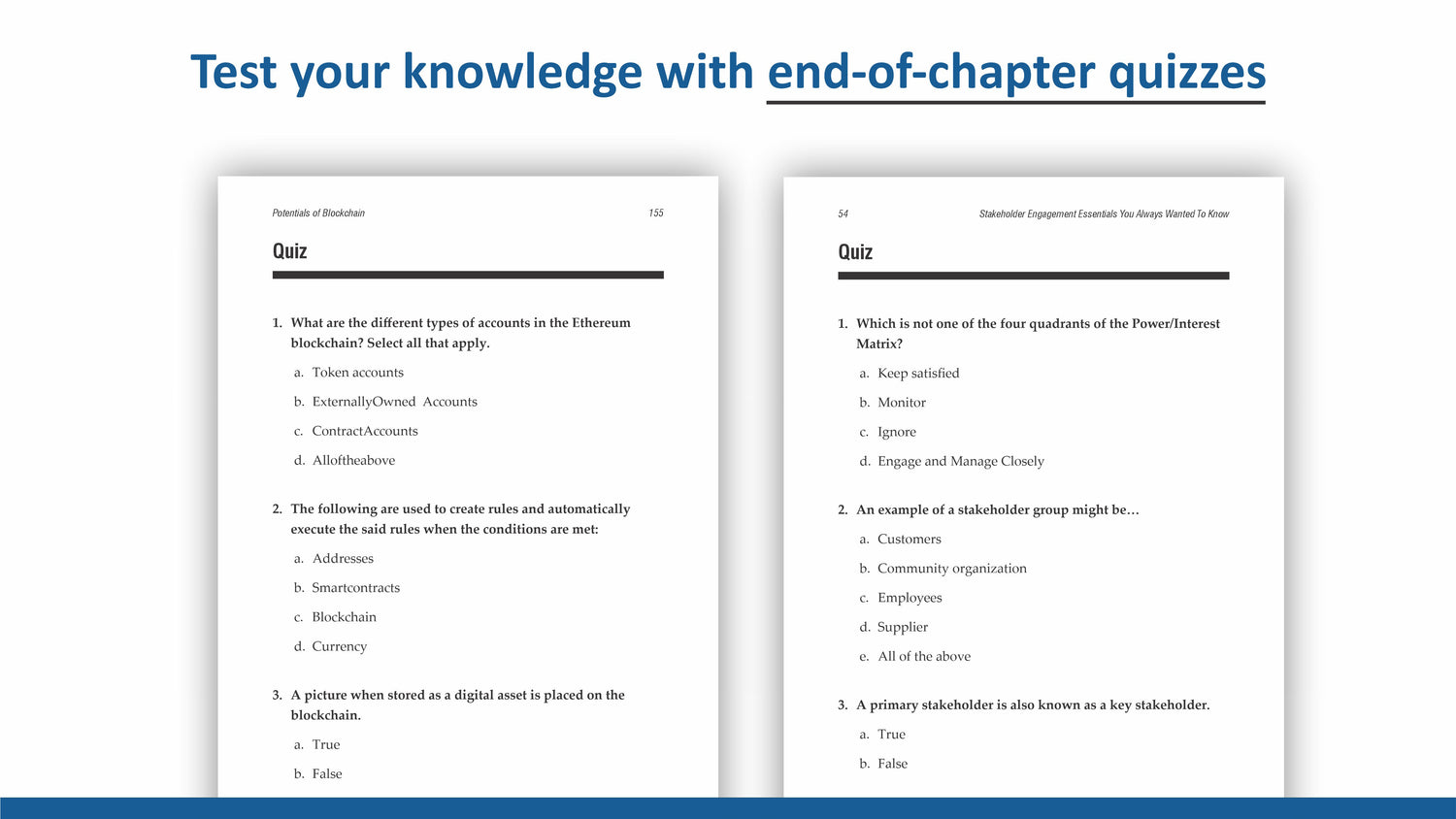 Blockchain and Stakeholder Engagement Essentials for Blockchain Professionals