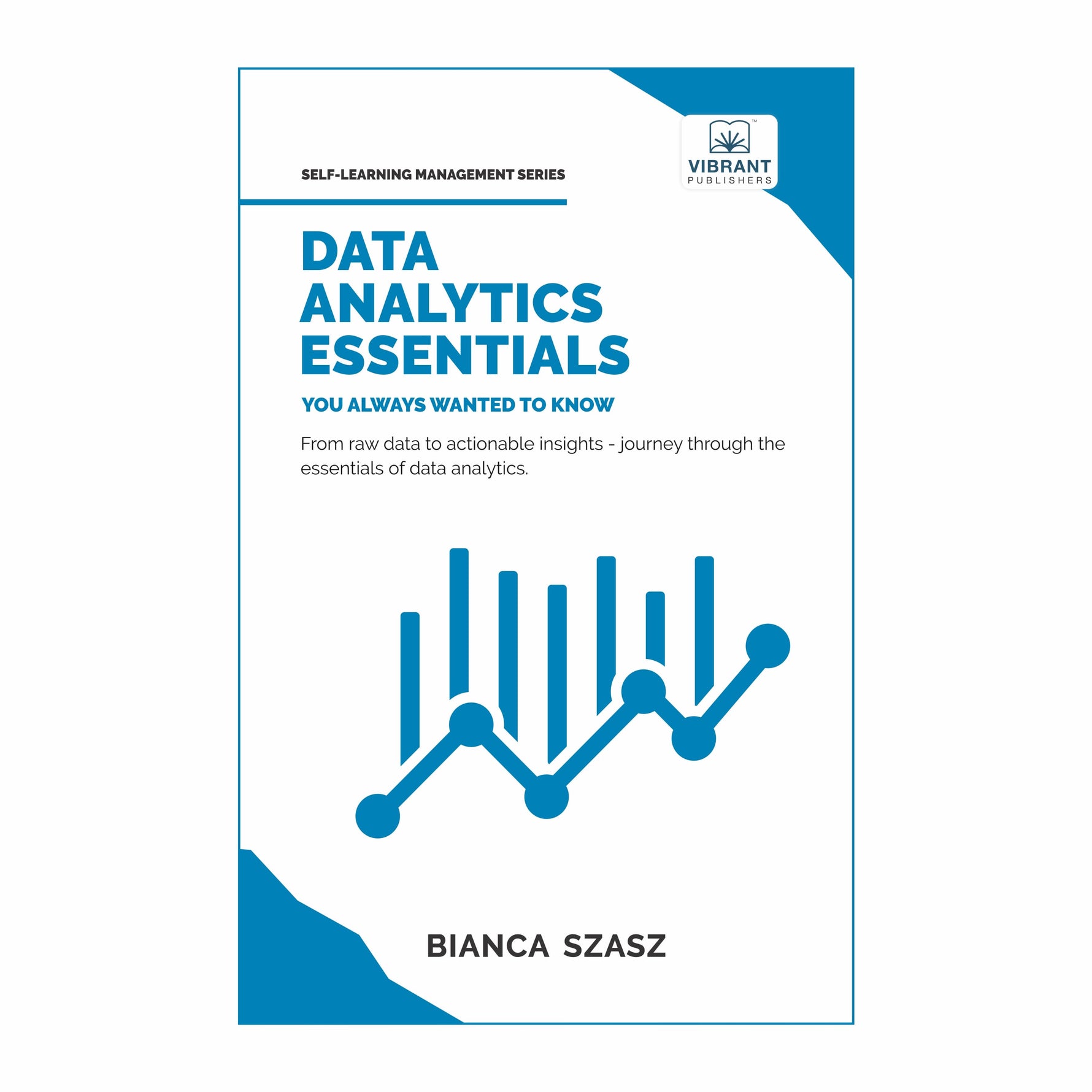 Data analytics beginner guide book cover – Vibrant Publishers