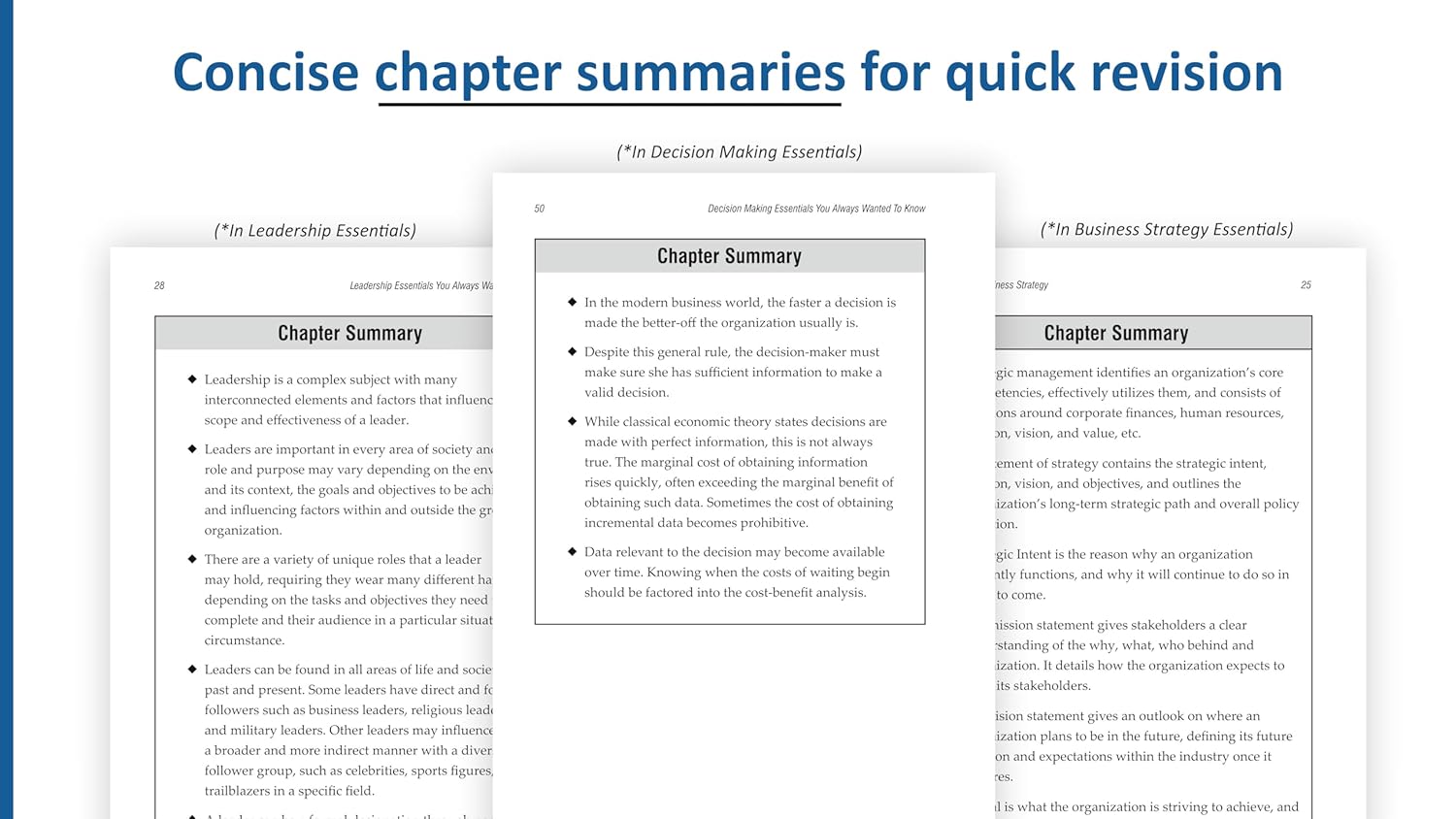 Strategy, Leadership & Decision Making Essentials