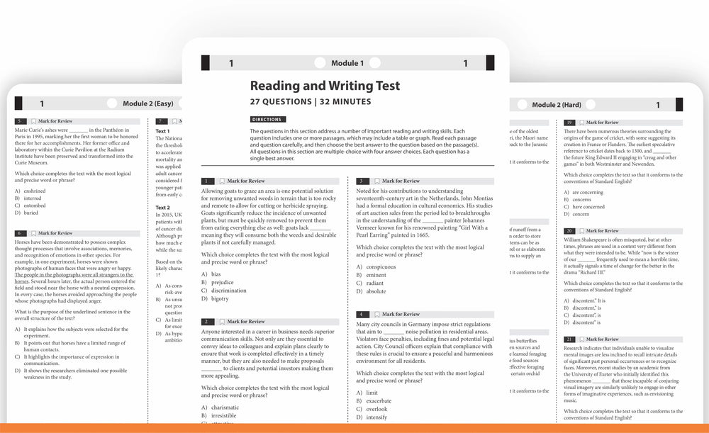 Prepare with Real SAT-Level Practice