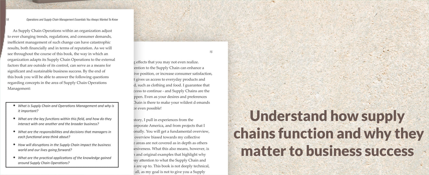 Operations and Supply Chain Management Essentials You Always Wanted To Know : Master Key Concepts, Procurement, Logistics, and Supply Chain Optimization