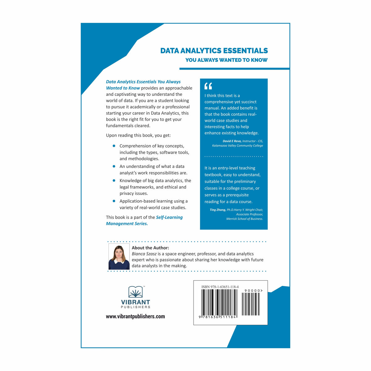 Back cover of Data Analytics Essentials You Always Wanted to Know