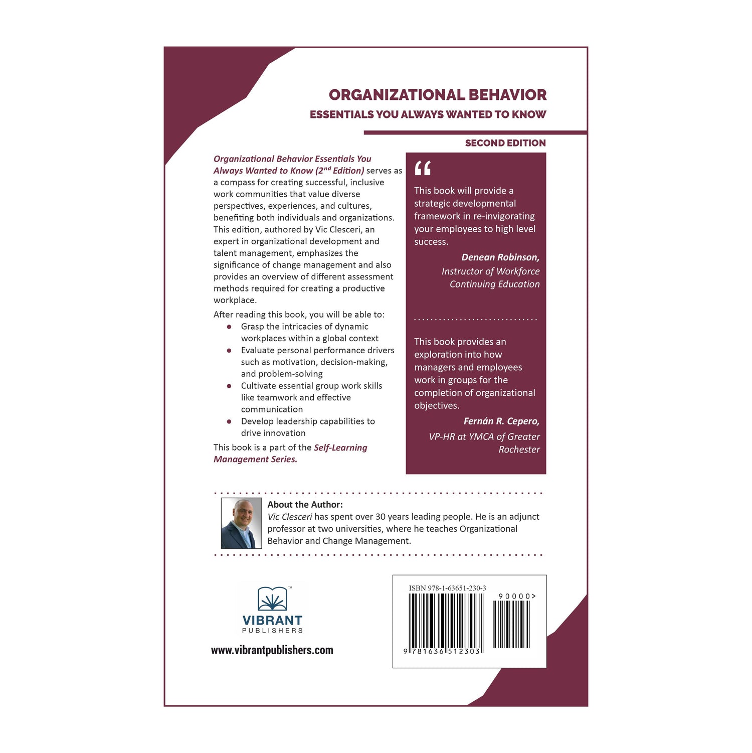 Organizational Behavior Essentials You Always Wanted To Know (2nd Edition)