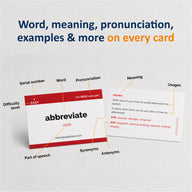 1500 VOCABULARY FLASH CARDS + ONLINE for GRE GMAT SAT CAT – HIGH QUALITY Vocabulary FLASH CARDS + 50 Online Exercises