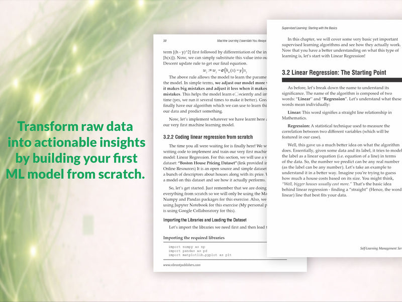 Machine Learning Essentials You Always Wanted to Know: A Hands-On Beginner's Guide to Mastering AI, Supervised, Unsupervised, and Deep Learning Algorithms