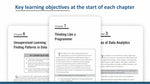 Chapter learning objectives in Vibrant Publishers SLM series