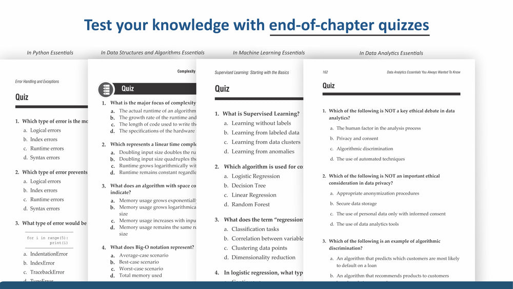 Reinforce Your Learning with End-of-Chapter Quizzes