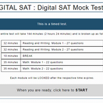 Online Practice Tests for the Digital SAT