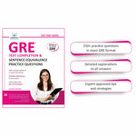 GRE SELF STUDY - 6 Practice Tests + Analytical Writing: Book 1 + Master Wordlist: 1535 Words + Quantitative Reasoning + Reading Comprehension + Text Completion + Complete List - Test Prep Series
