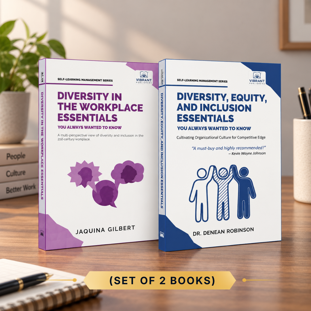 Set of 2 books Comprising of Diversity books In workplace by Vibrant Publishers.