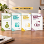 Set of 4 books for accounting by Vibrant publishers.
