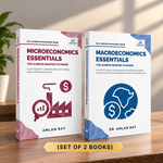 Set of 2 books Comprising of Micro and Macro economics essential books by Vibrant Publishers.