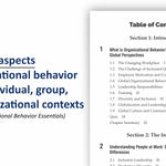 Organizational Development, Behavior & Human Resource Management Essentials You Always Wanted to Know