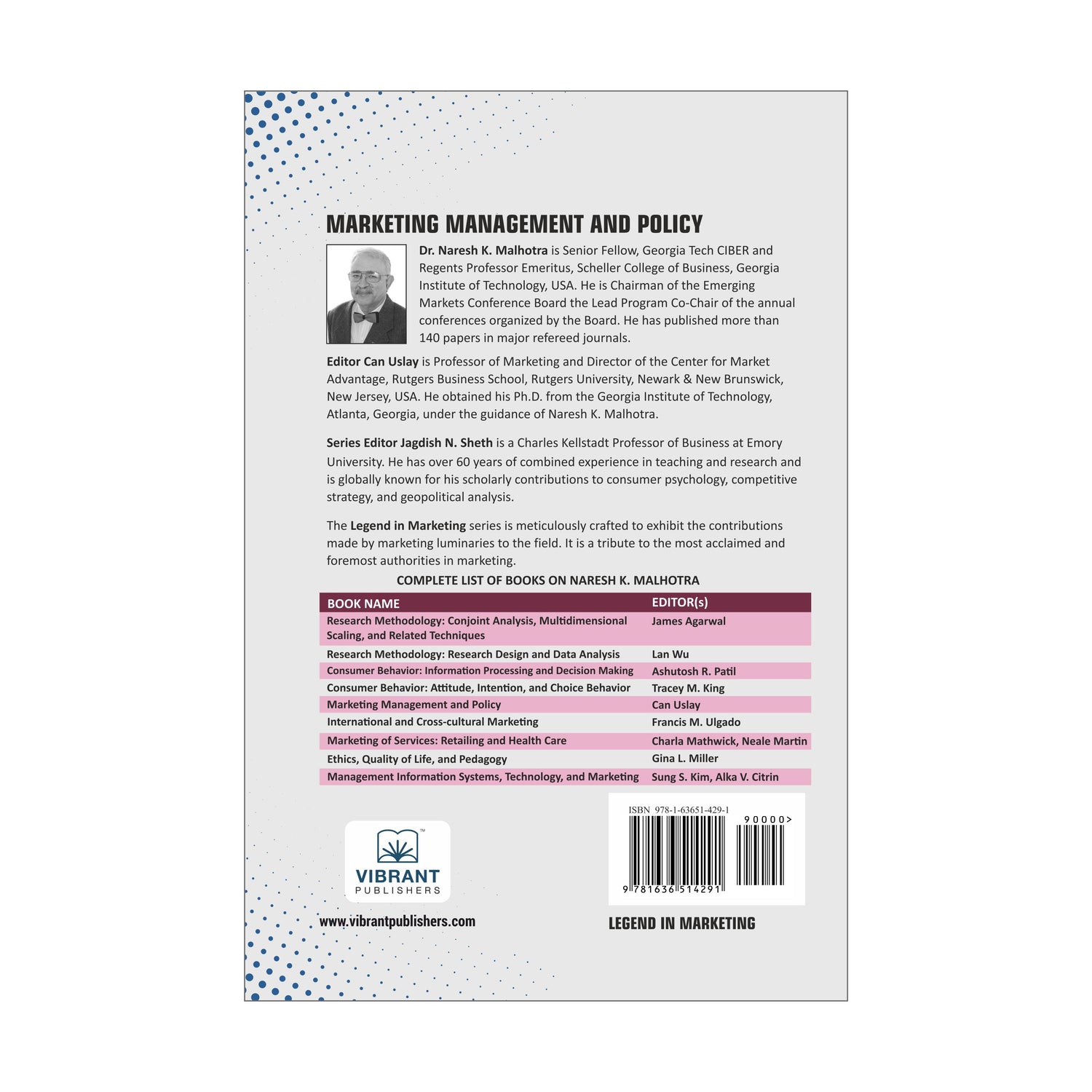 Marketing Management and Policy