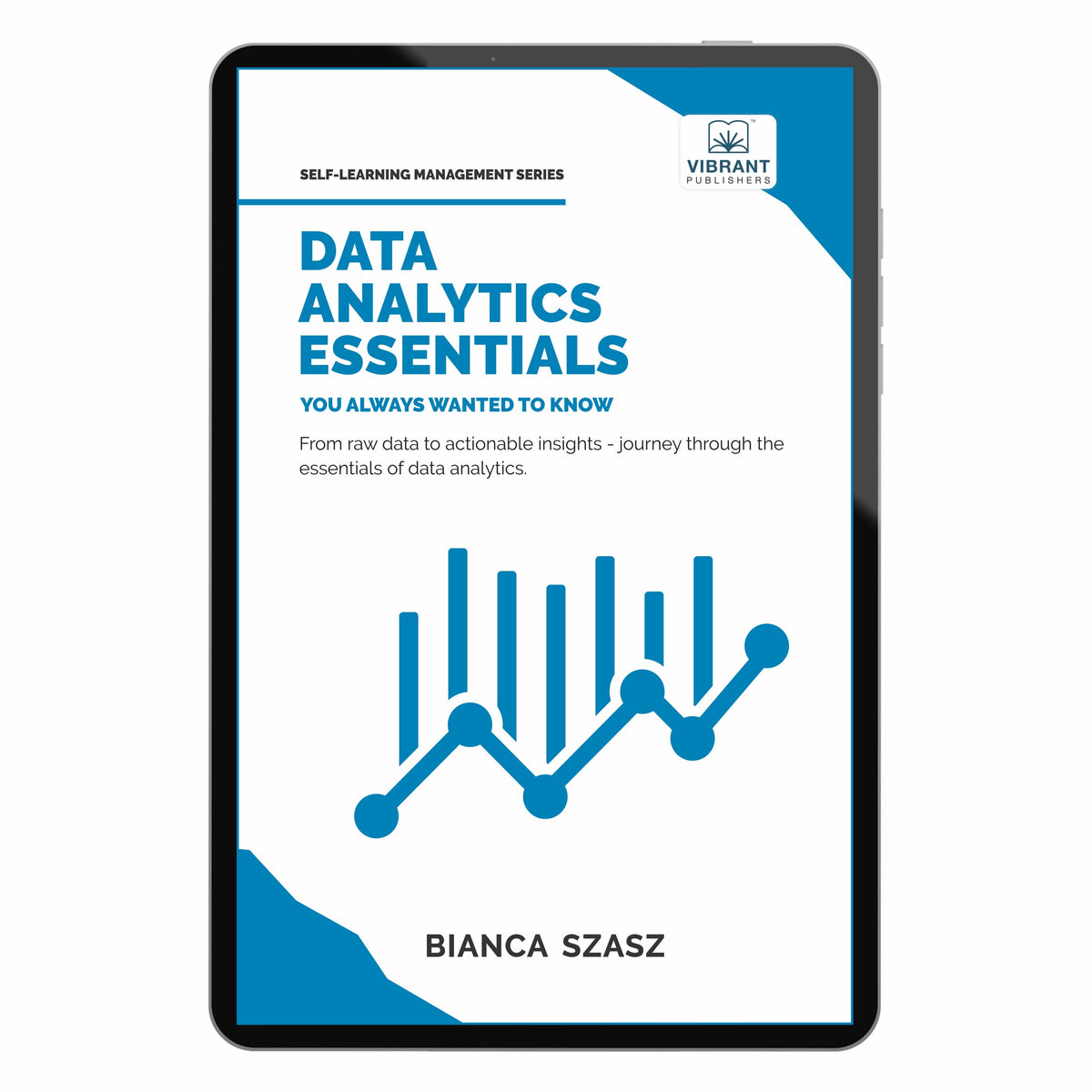 Data analytics beginner guide book cover – Vibrant Publishers