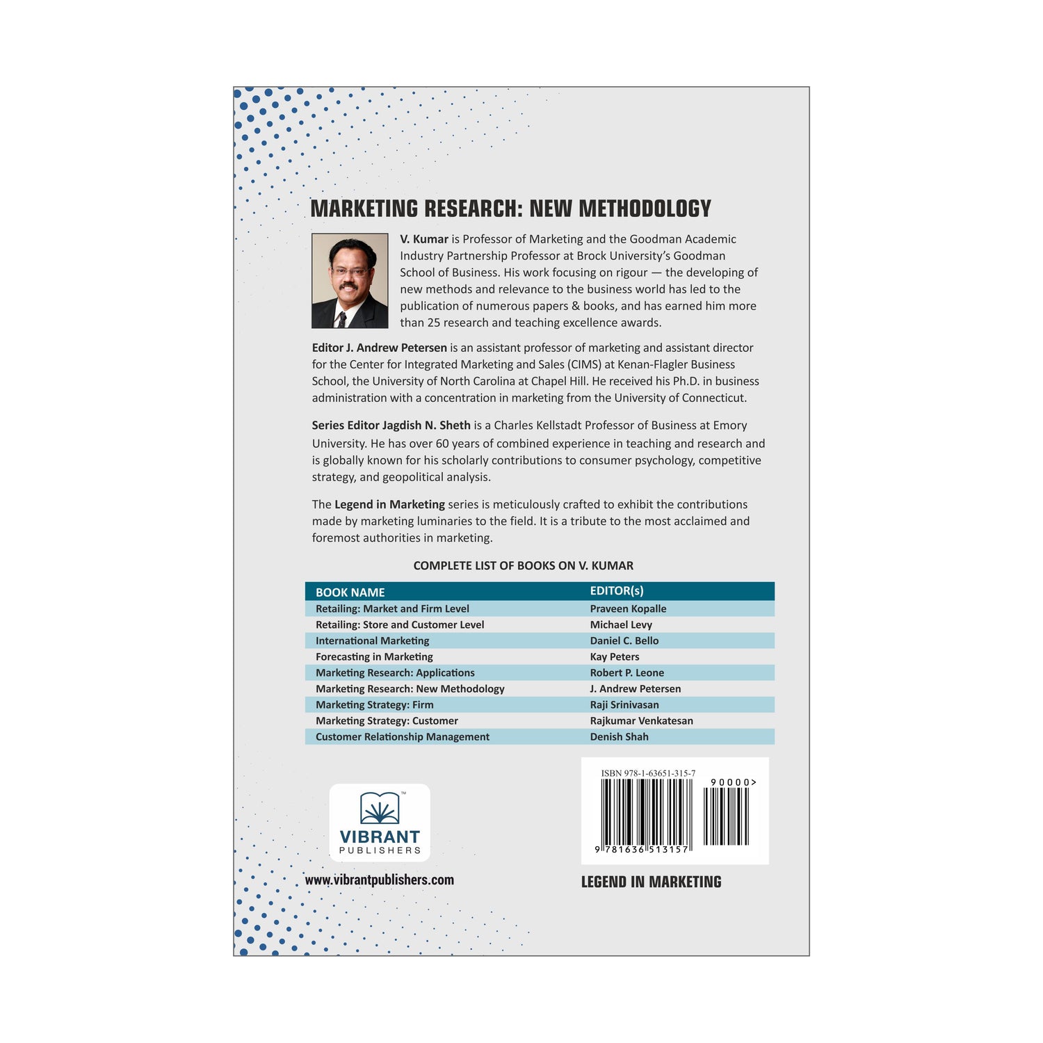 Marketing Research: New Methodology