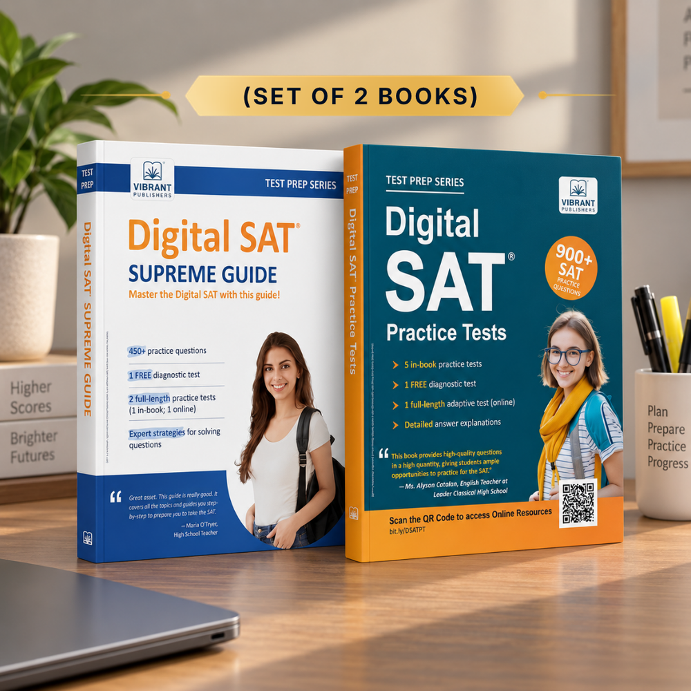 Digital SAT Prep Combo 2026–2027: 1100+ Practice Questions, Expert Strategies & Full-Length Tests for Reading, Writing & Math