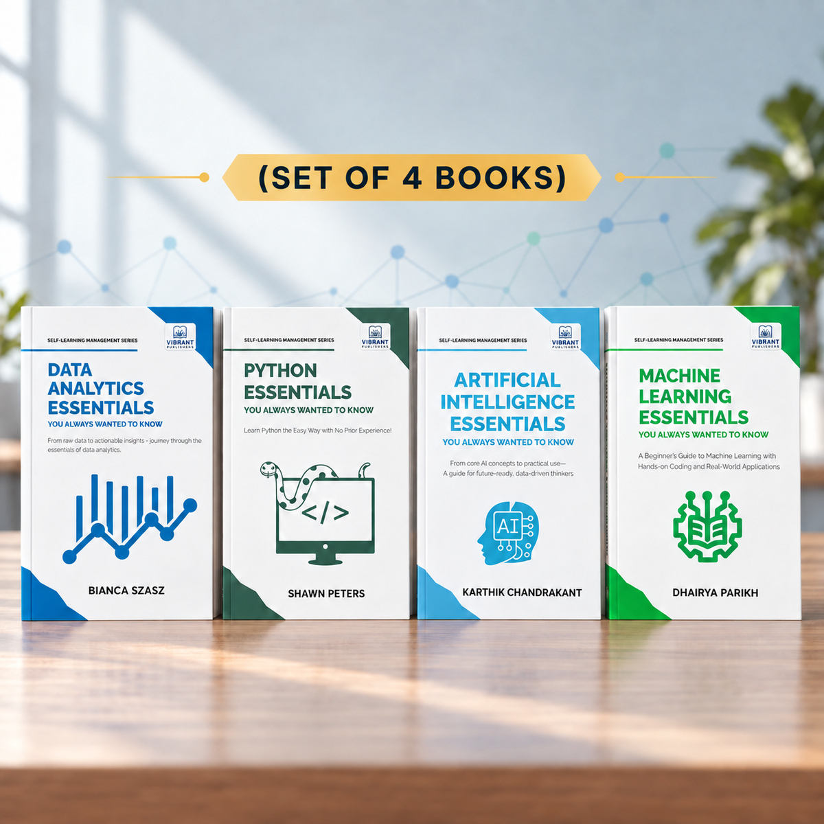 Artificial Intelligence and Data Science Essentials (4-Book Set)