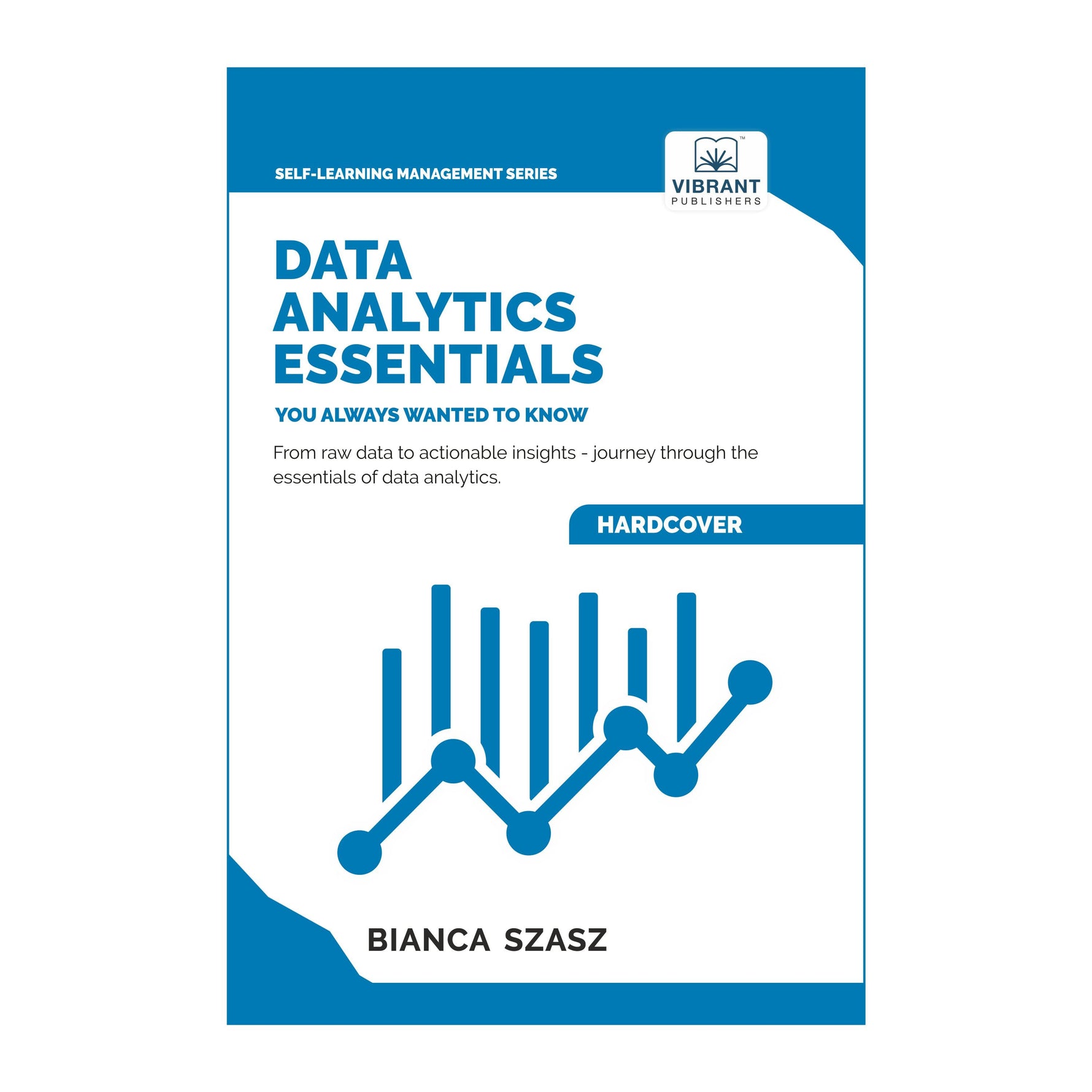 Data analytics beginner guide book cover – Vibrant Publishers