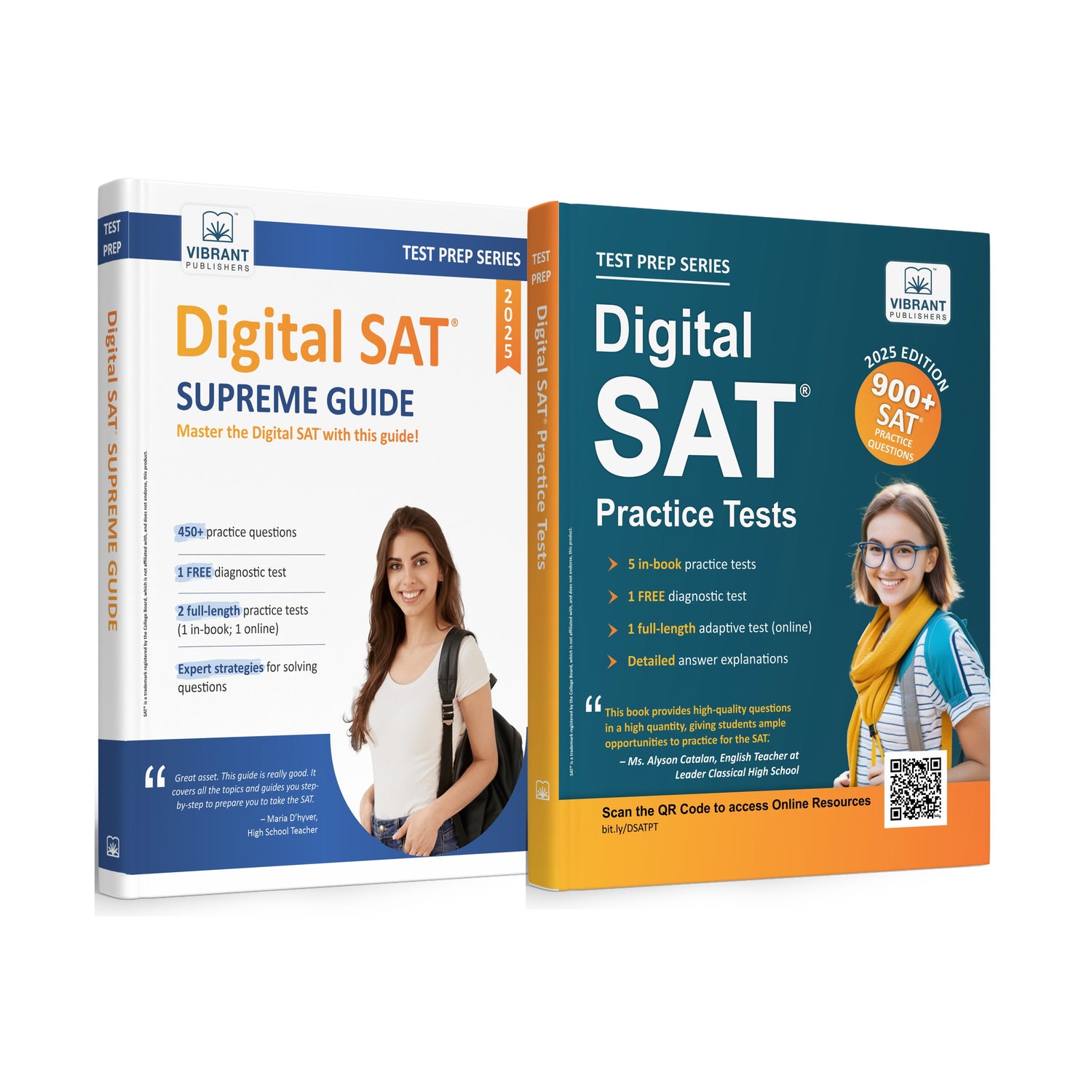 Digital SAT Prep Combo 2025–2026: 1100+ Practice Questions, Expert Strategies & Full-Length Tests for Reading, Writing & Math