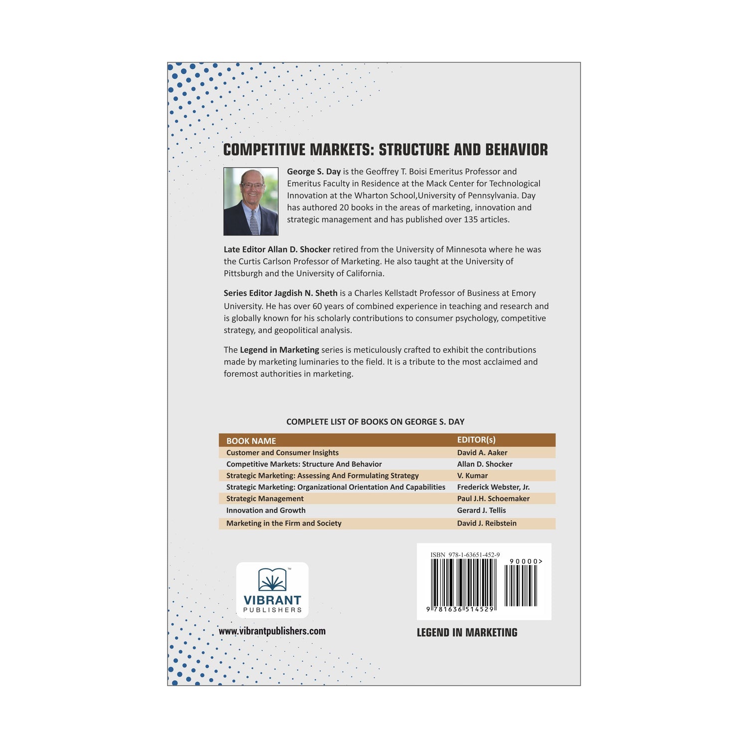 Competitive Markets: Structure And Behavior