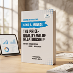A paperback book titled 'The Price-Quality-Value Relationship' by Kent B. Monroe.