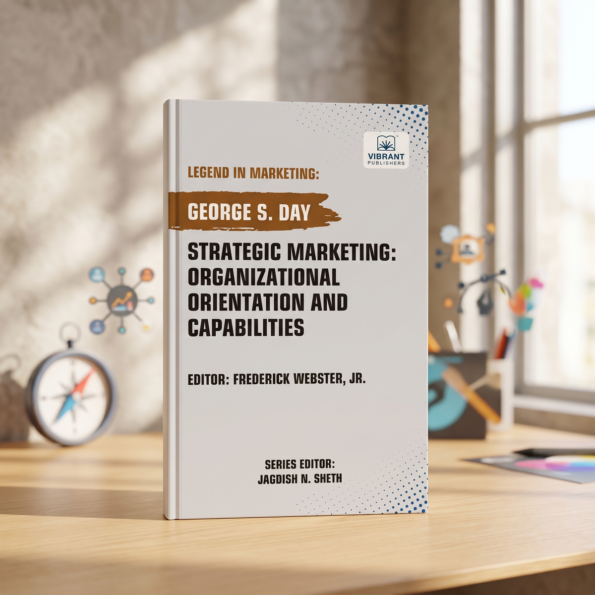 A paperback book titled "Strategic Marketing: Organizational Orientation and Capabilities" by George S. Day.