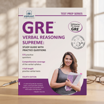 GRE Verbal Reasoning Supreme study guide book by Vibrant Publishers.