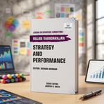 A paperback book titled 'Strategy and Performance' by Rajan Varadarajan.