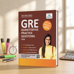 GRE Quantitative Practice Questions 2026 test prep book by Vibrant Publishers.