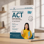 A paperback book titled "Winning Strategies for ACT Essay Writing" by Dr. Aimee Weinstein.