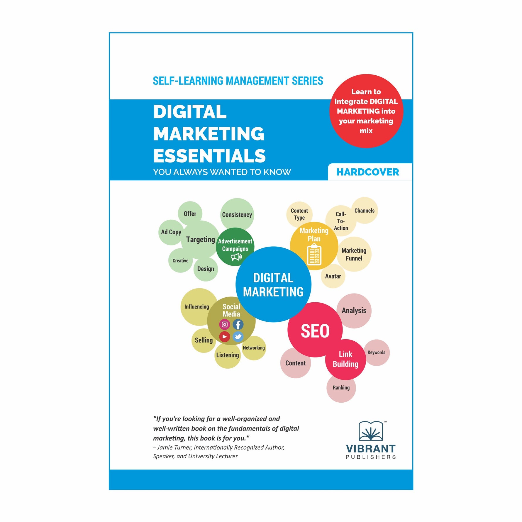 Digital marketing guide cover – SEO, social media, email and analytics