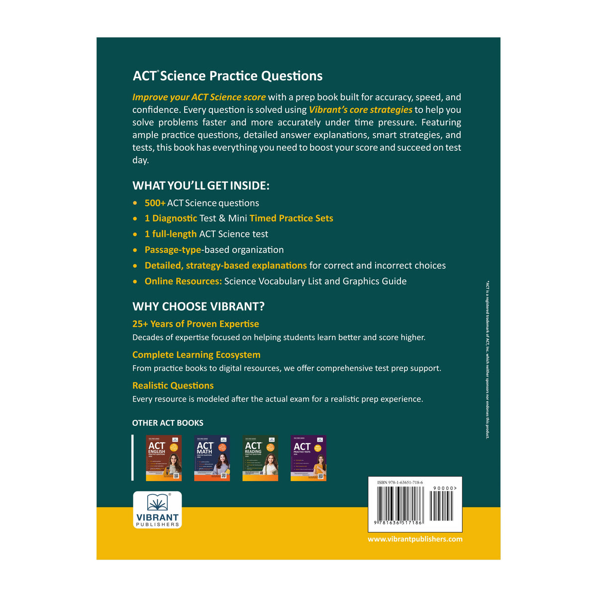 Act Science Sample New Releases - Vibrant Publishers India