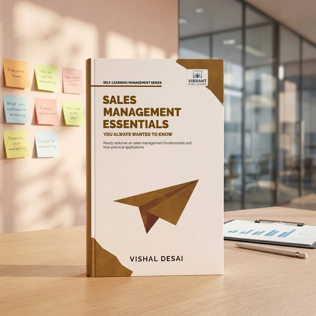 A book titled 'Sales Management Essentials' by Vishal Desai .