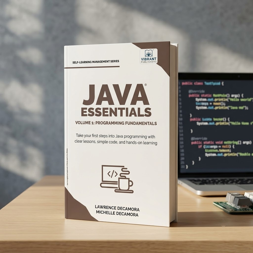 Java Essentials Volume 1: Programming Fundamentals book by Lawrence Decamora and Michelle Decamora.