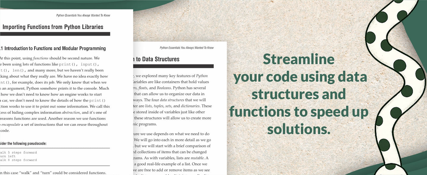 Python Essentials You Always Wanted to Know: Beginner's Guide to Python Programming, Data Structures, Data Analytics with Hands-On Coding Exercises (Self-Learning Management)